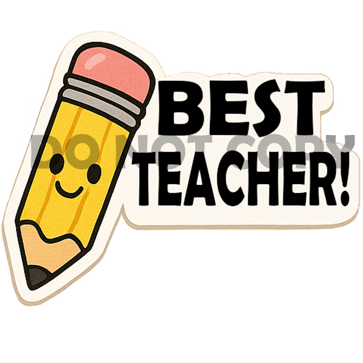 Best Teacher UV-DTF Sticker