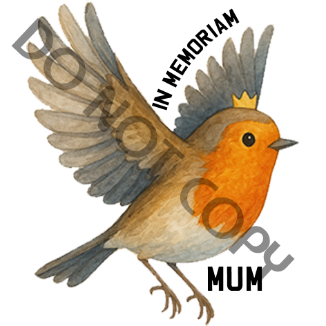 Robin 3 UV-DTF Sticker