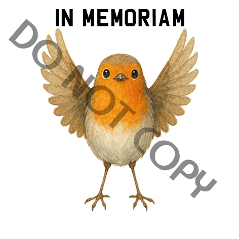 Robin 6 UV-DTF Sticker