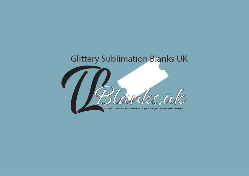 Acrylic Tickets Sublimation Blanks - 3 Sizes | White, Glitter, Mirror
