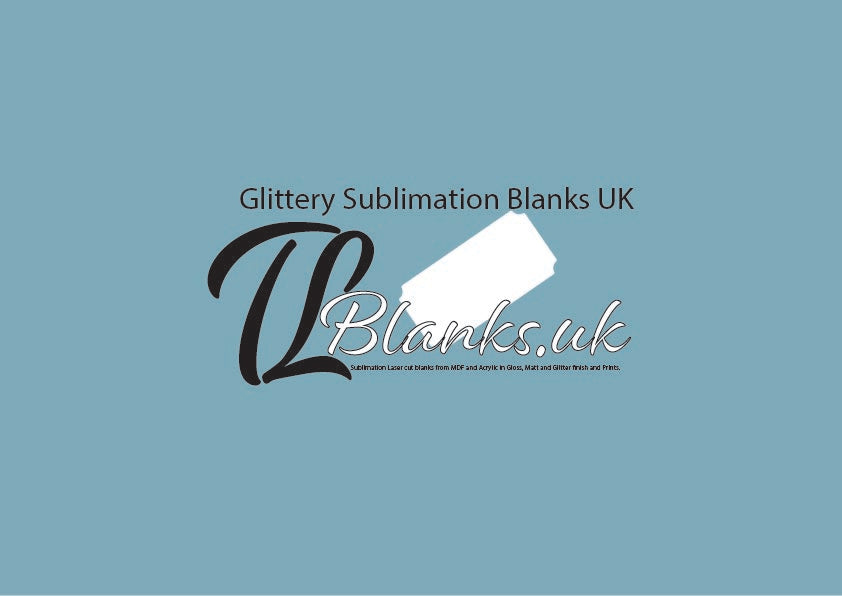 Acrylic Tickets Sublimation Blanks - 3 Sizes | White, Glitter, Mirror