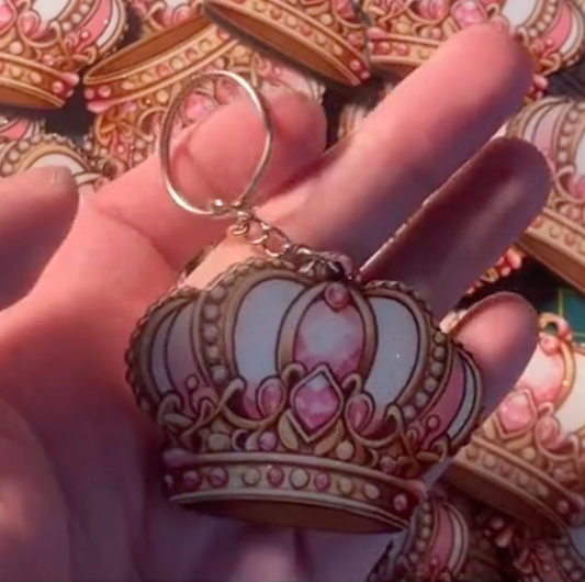 Crown Shape Keychain - Pack of 9
