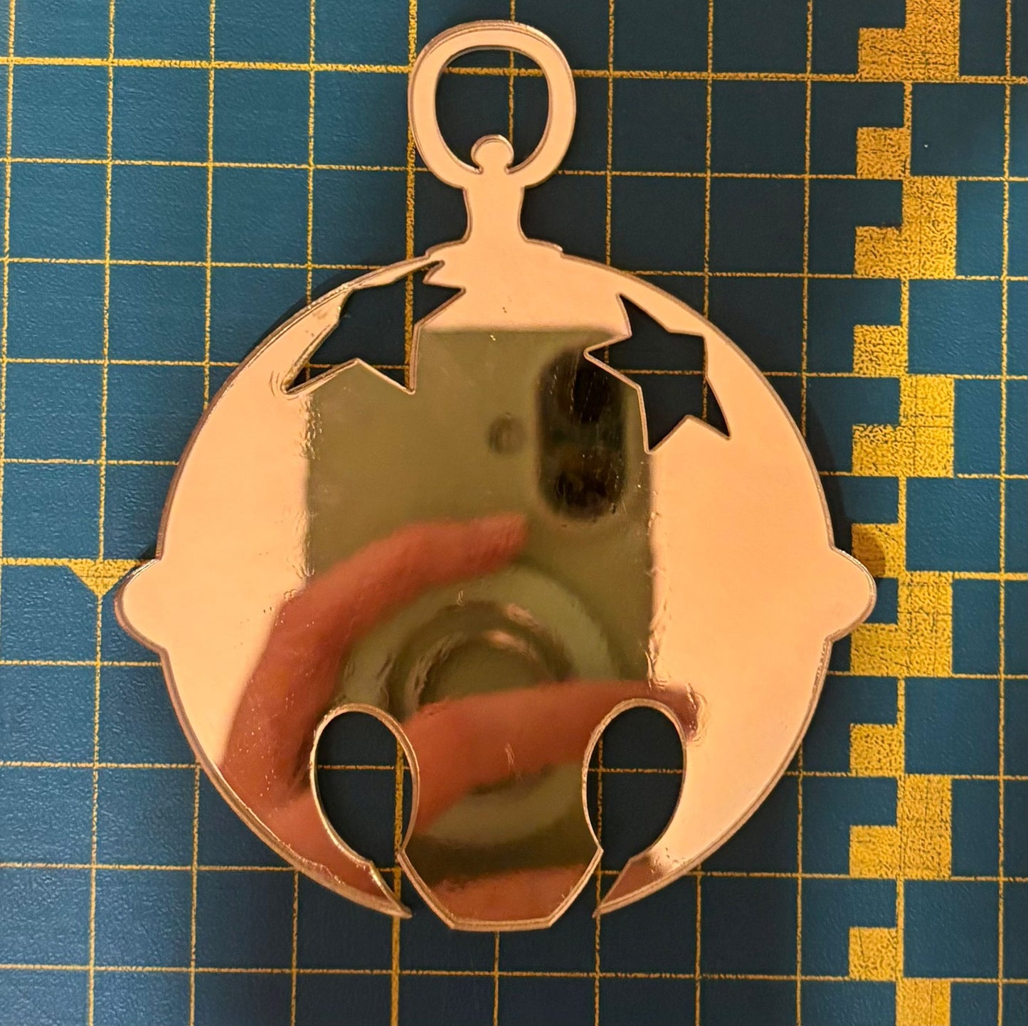 Pack of 14 Star Cut Out Bell Bauble