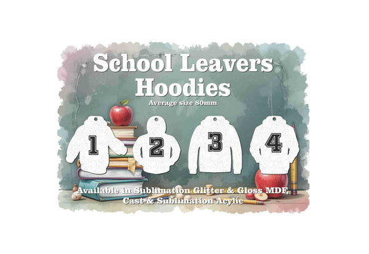 School Leavers Hoodies High Quality Sublimation MDF