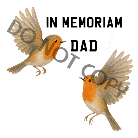 Robin 5 UV-DTF Sticker