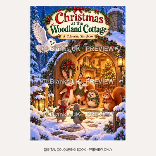 Christmas at the Woodland Cottage - watermarked cover preview