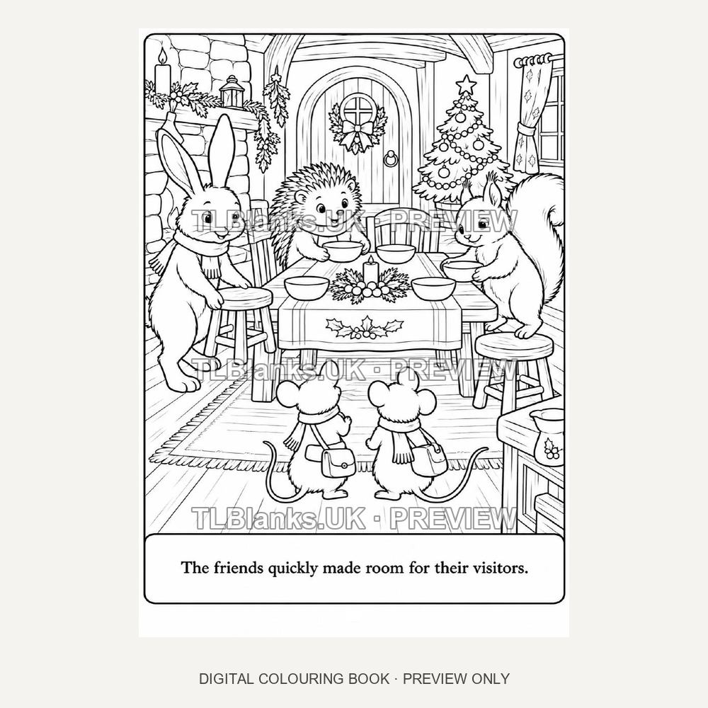 Christmas at the Woodland Cottage - watermarked sample page 2 preview
