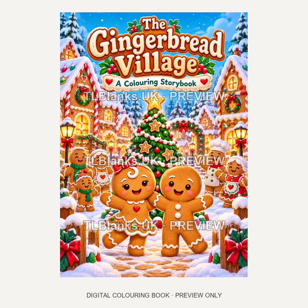 The Gingerbread Village - watermarked cover preview