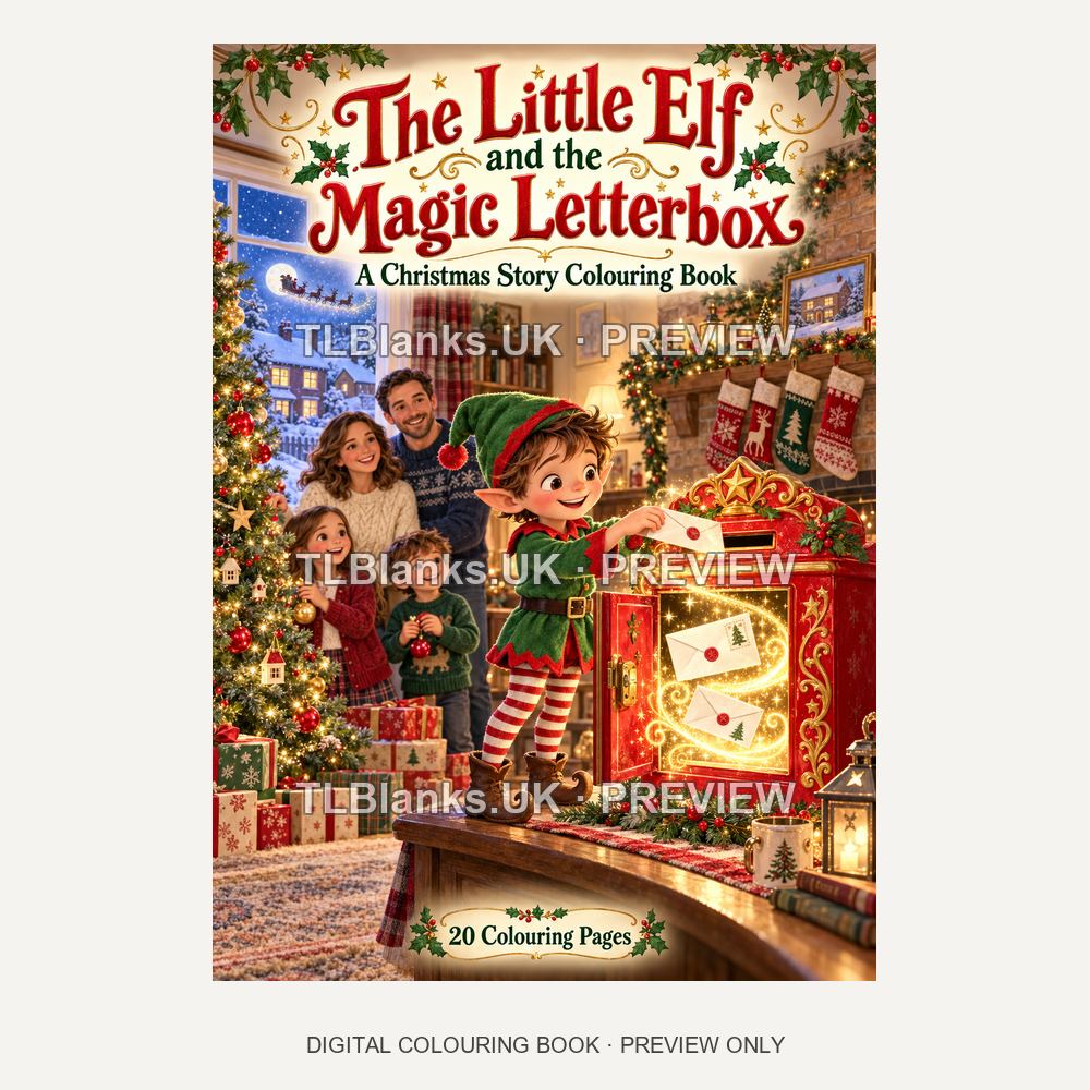 The little Elf and the Magic Letterbox - watermarked cover preview