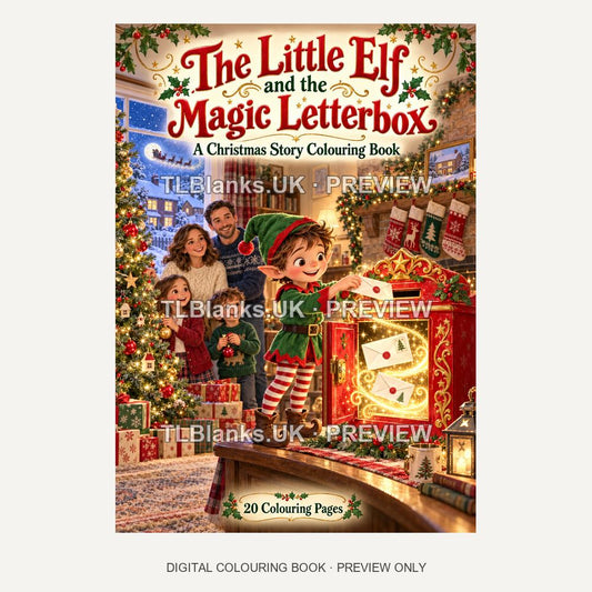 The little Elf and the Magic Letterbox - watermarked cover preview