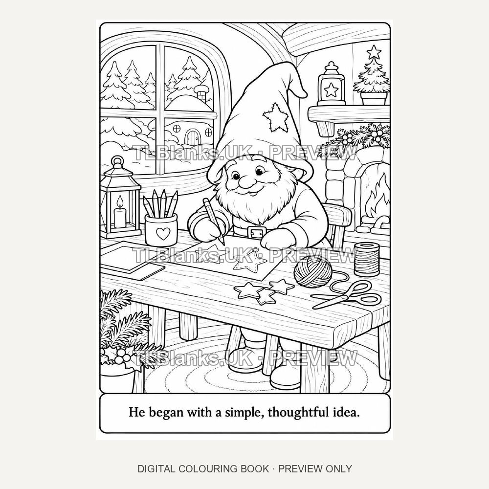 The Little Gnomes Christmas Surprise - watermarked sample page 1 preview
