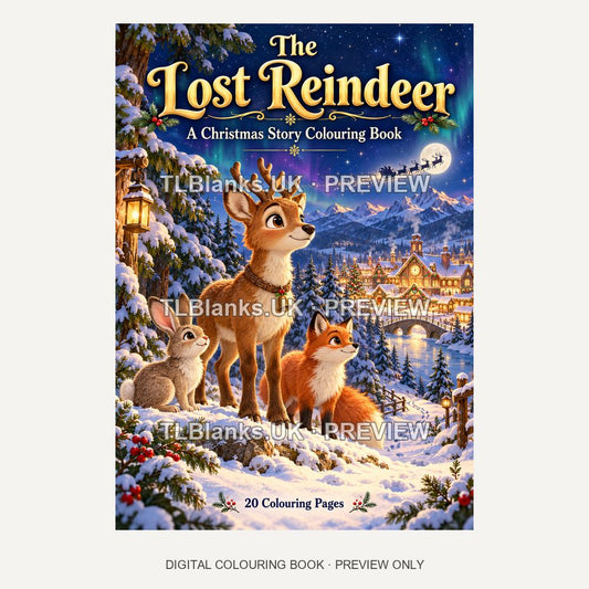 The Lost Reindeer - watermarked cover preview