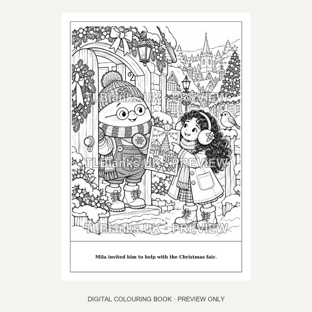Humpty Dumptys Christmas Kindness - watermarked sample page 1 preview