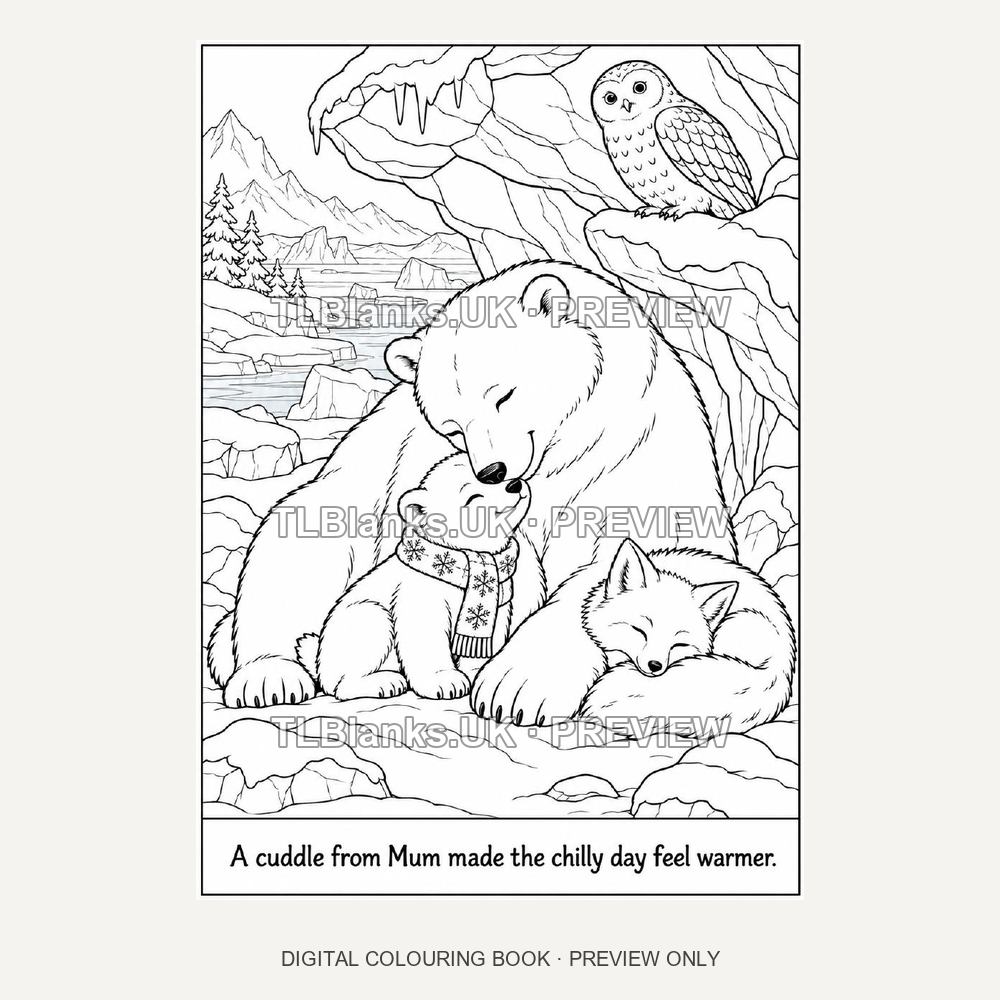 The Polar Bears Christmas Journey - watermarked sample page 2 preview