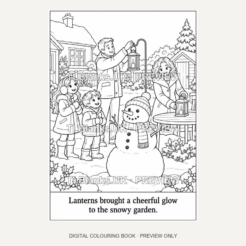 The Snowmans Christmas Wish - watermarked sample page 2 preview