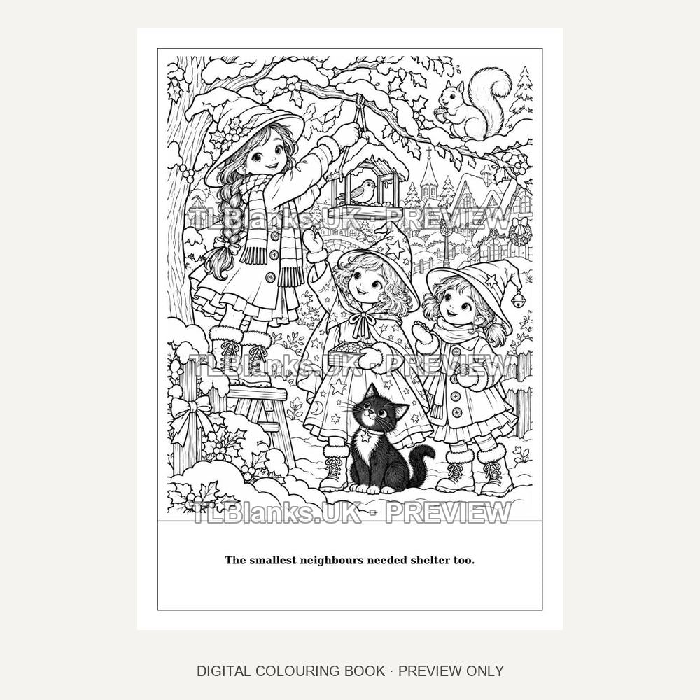 The Three Little Witches Christmas Rescue - watermarked sample page 2 preview