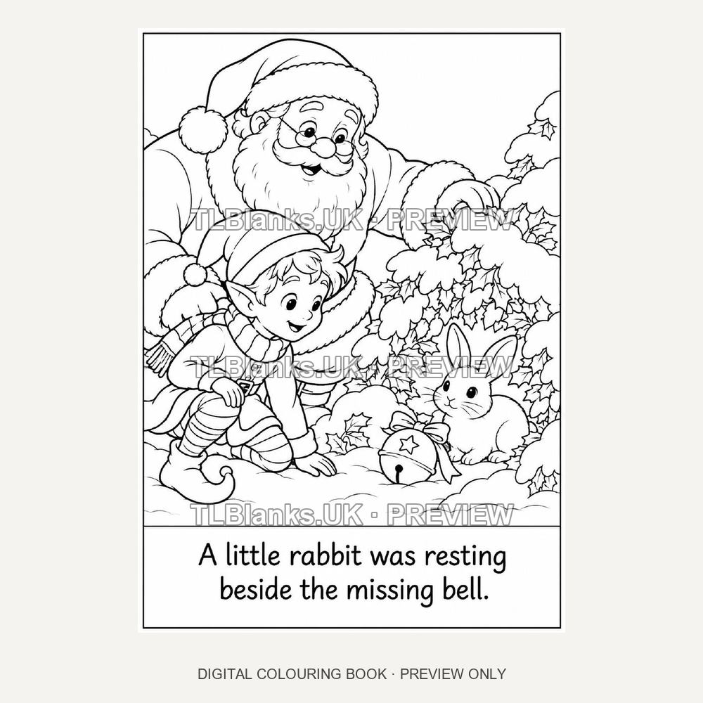 Santas Missing Bell - watermarked sample page 2 preview