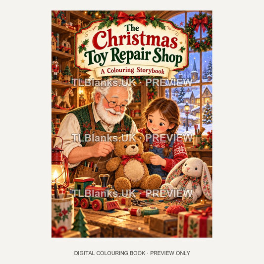 The Christmas Toy Repair Shop - watermarked cover preview