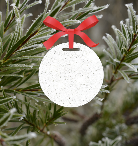 Pram Tag ornament Sublimation Christmas Bauble