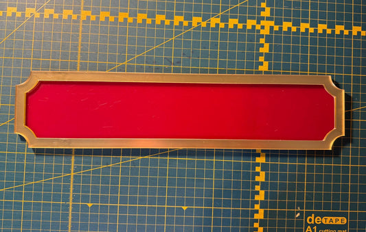 Christmas Railway Sign - Sublimation Blank Photo Frame | TLBlanks.UK